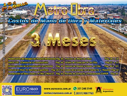 Suscripción a 3 Meses de Revista con Costos de Obra (a partir de Agosto 2025)