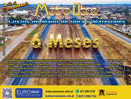 Suscripción a 6 Meses de Revista con Costos de Obra (a partir de Agosto 2025)