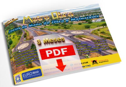 Metro Obra por 3 Meses desde Diciembre 2025 con Costos de Obra