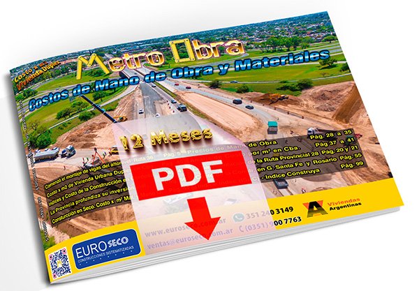 Metro Obra Anual desde Marzo con Costos de Obra actualizados