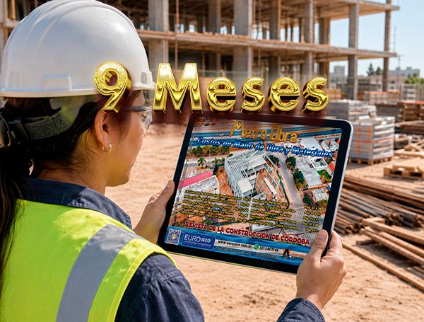 Metro Obra por 9 Meses desde Agosto 2026 con Costos de Obra Actualizados